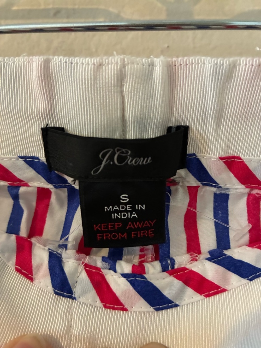 J. Crew 100% Cotton Red, White & Blue Striped Lounge Pants - Picture 4 of 5